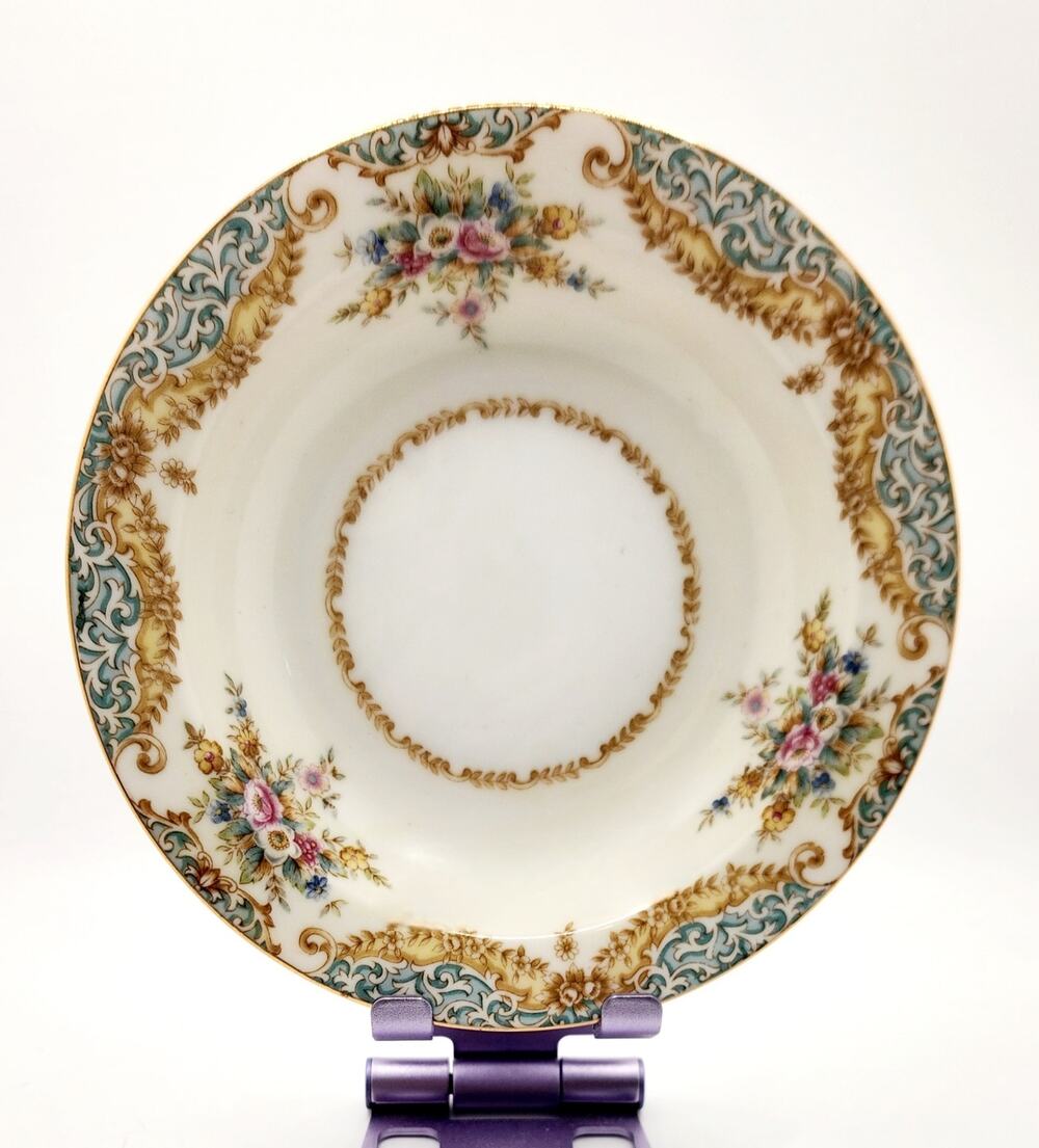 Replacement Vintage Sango SAN2 Occupied Japan China 1 Bowl Turquoise Gold Floral